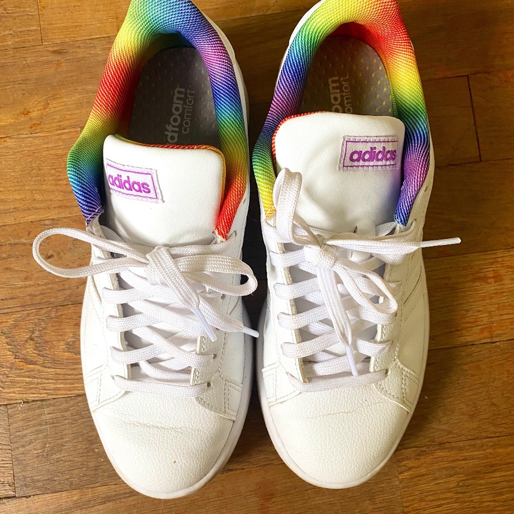 Adidas Women's Grand Court Pride Shoe
